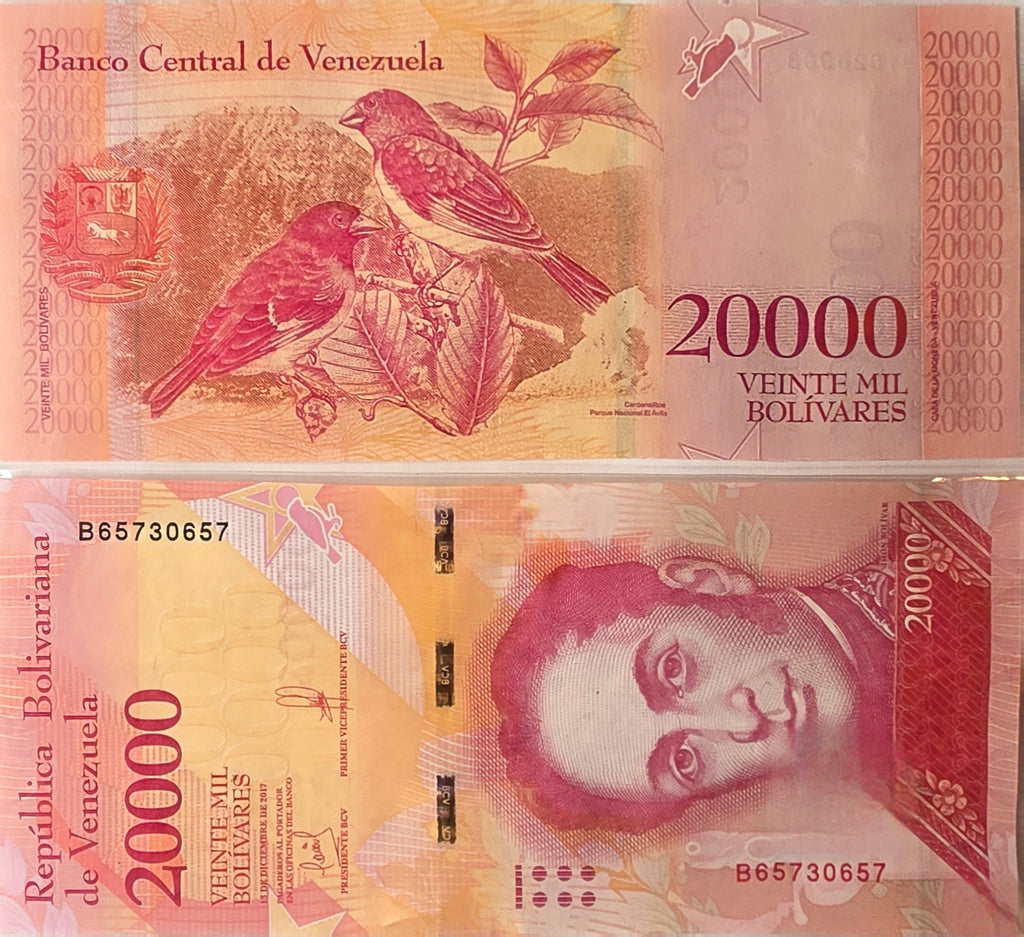 Venezuela 20000 Bolivares unc/au