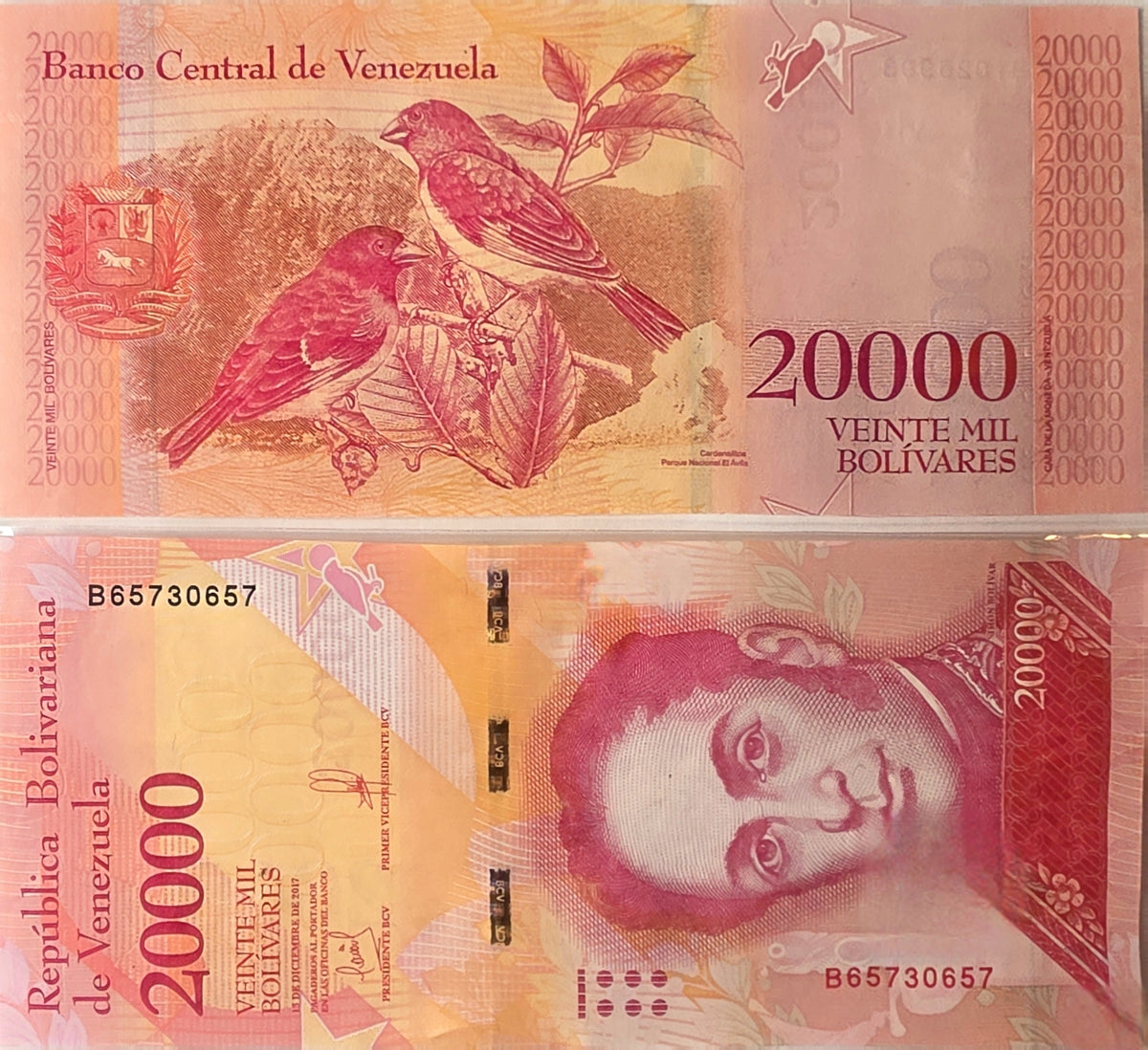 Venezuela 20000 Bolivares unc/au