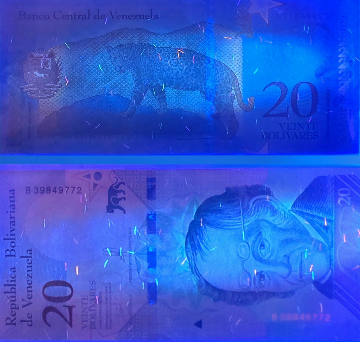 Venezuela 20 Bolivares 2018 unc/au