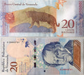 Venezuela 20 Bolivares 2018 unc/au