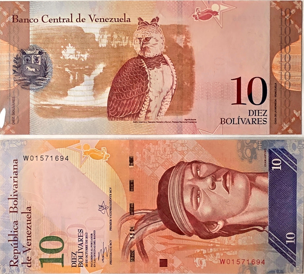 Venezuela 10 Bolivares unc/au