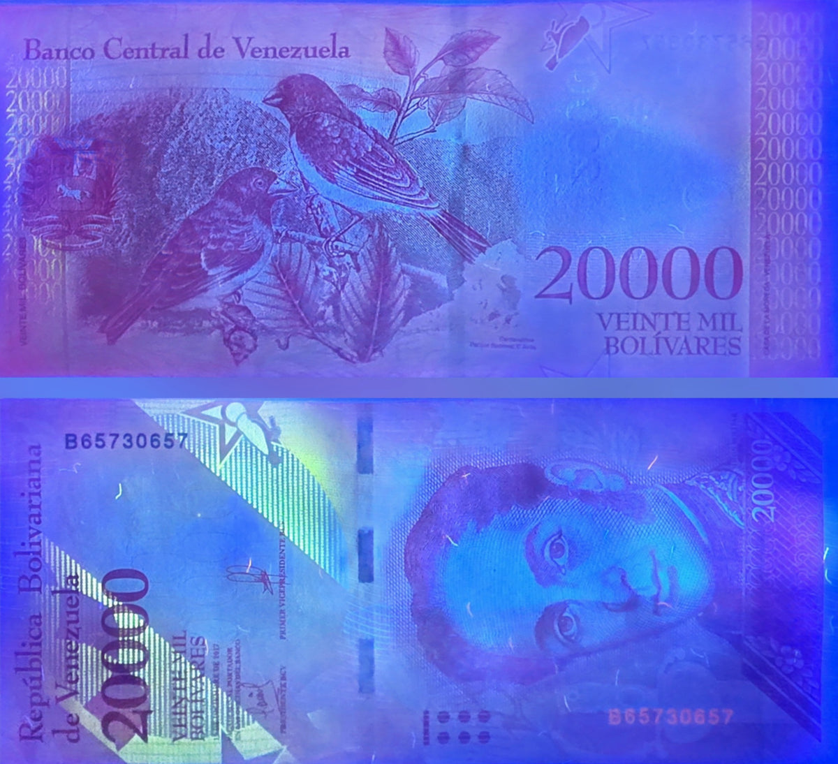 Venezuela 20000 Bolivares unc/au