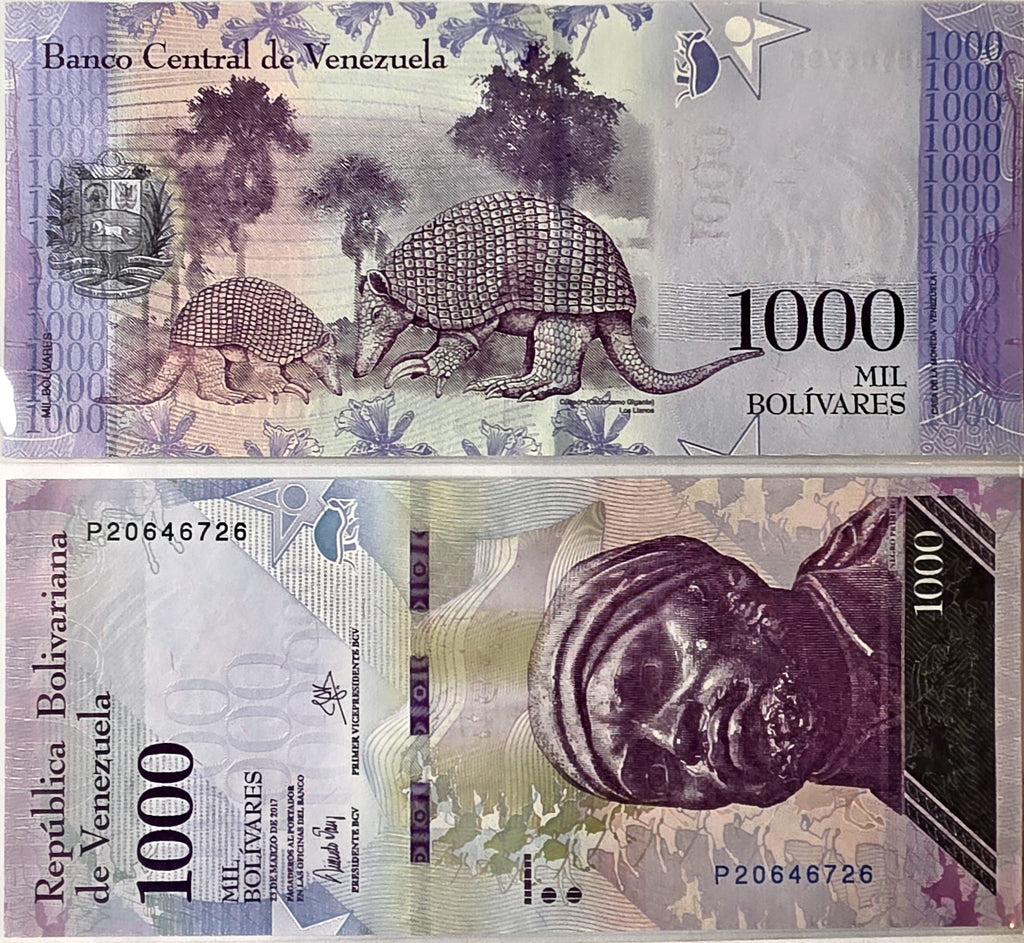 Venezuela 1000 Bolivares unc/au