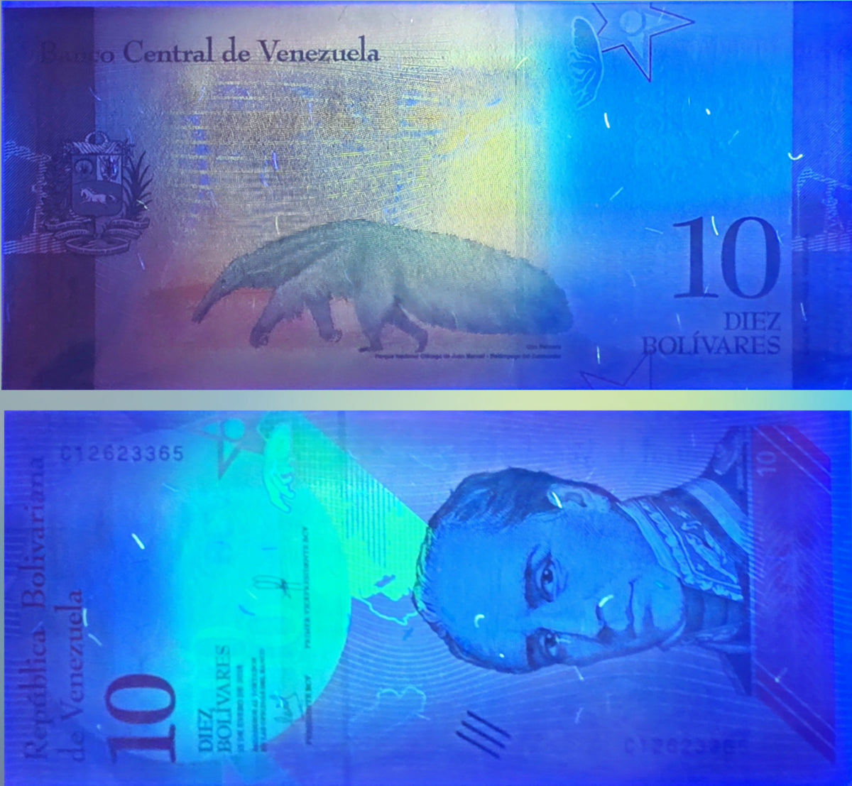 Venezuela 10 Bolivares unc/au
