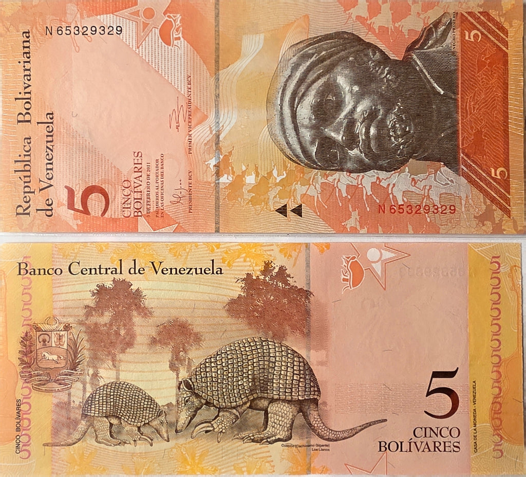 Venezuela 5 Bolivares unc/au